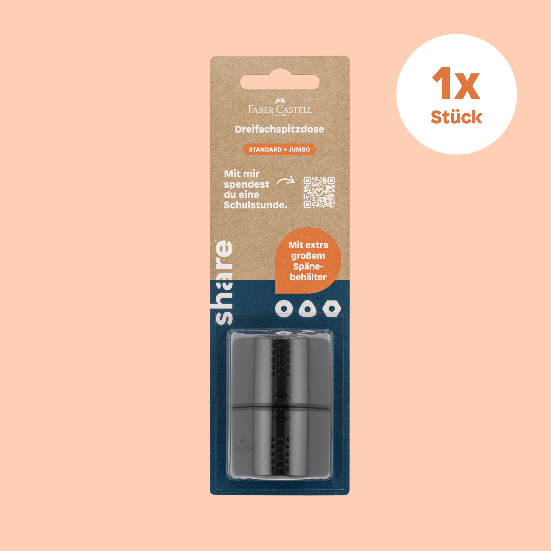 share Spitzer Anspitzer Dreifachdose 1x