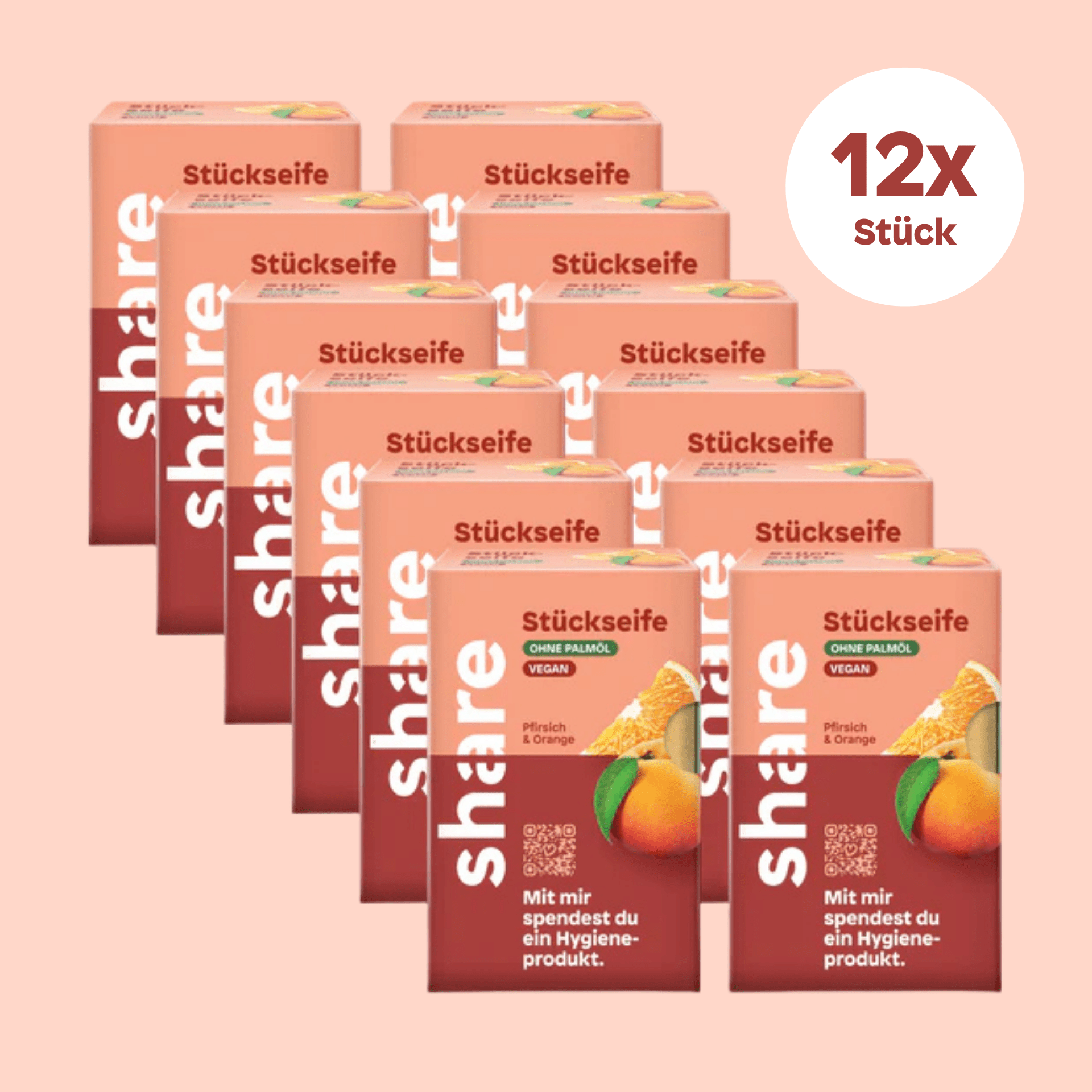 share Stückseife Stückseife Pfirsich & Orange