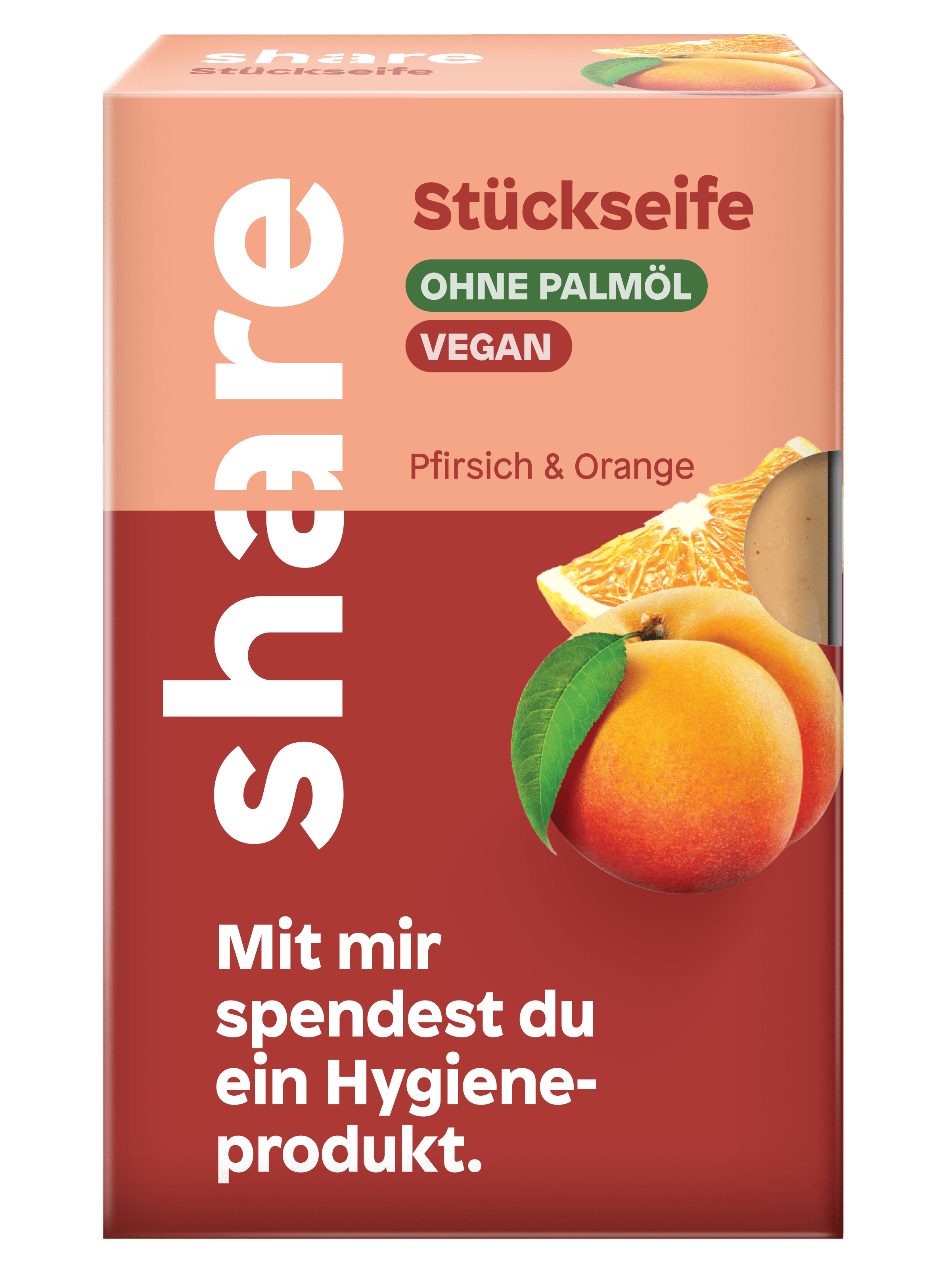 share Stückseife Stückseife Pfirsich & Orange 1x100g