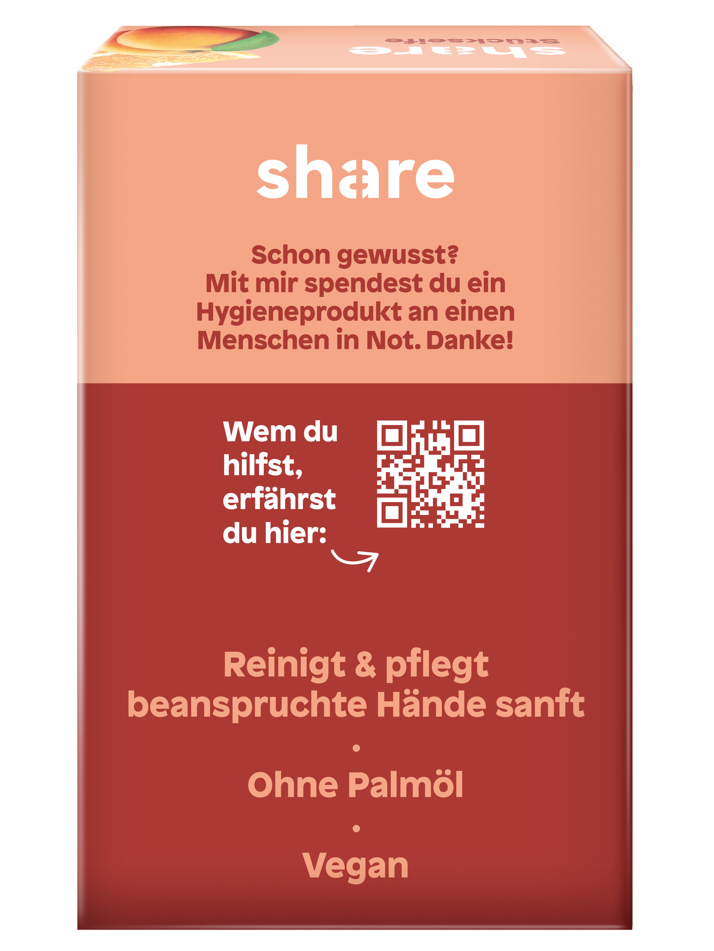 share Stückseife Stückseife Pfirsich & Orange