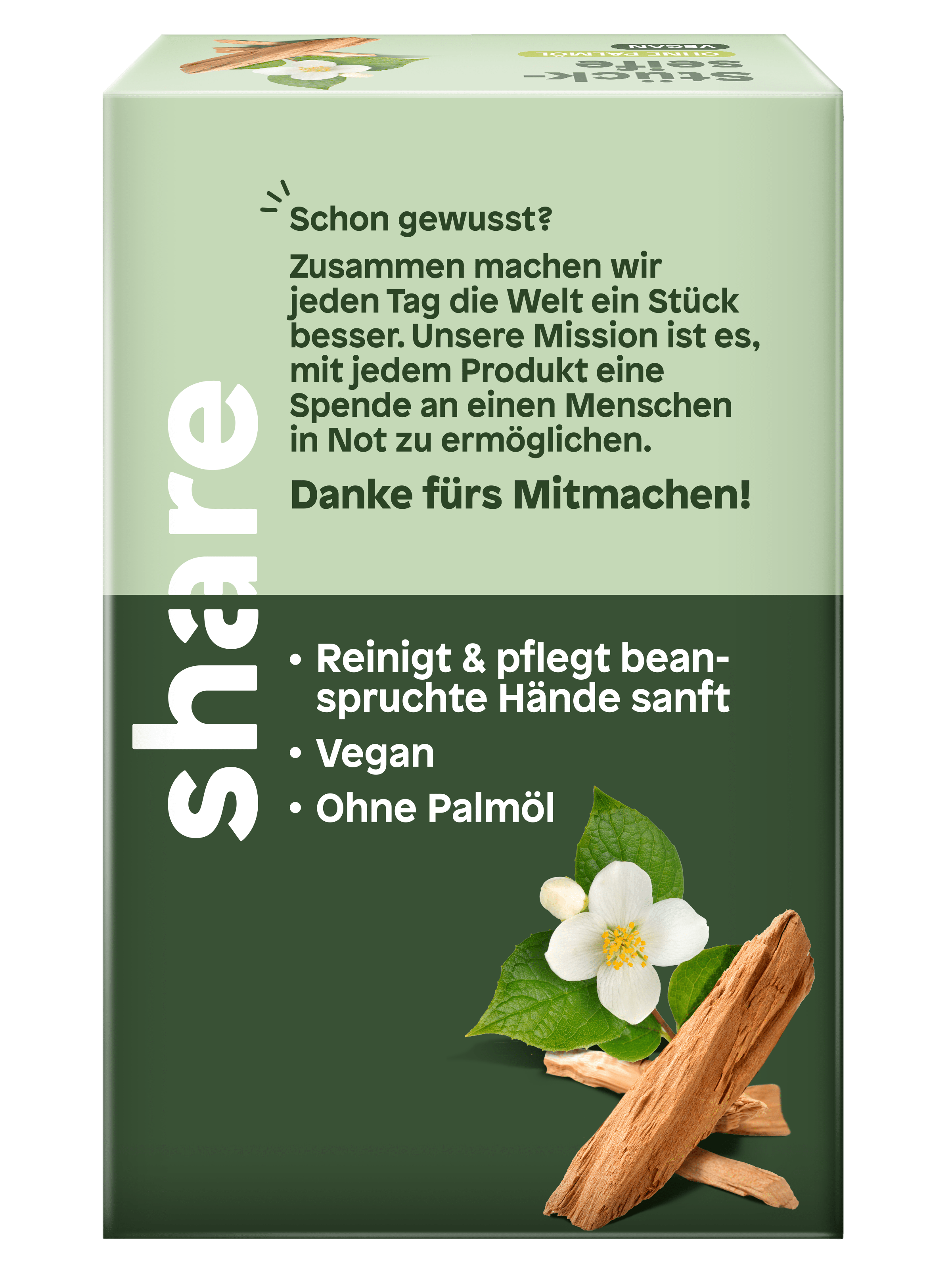 share Stückseife Stückseife Sandelholz & Jasmin Duft 12x100g