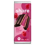 Bio Tafelschokolade Berry Kiss Praliné Zartbitter mit Himbeere 1x80g