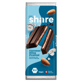Bio Tafelschokolade Coconut Bliss Praliné Zartbitter mit Kokos & Mandel 1x80g