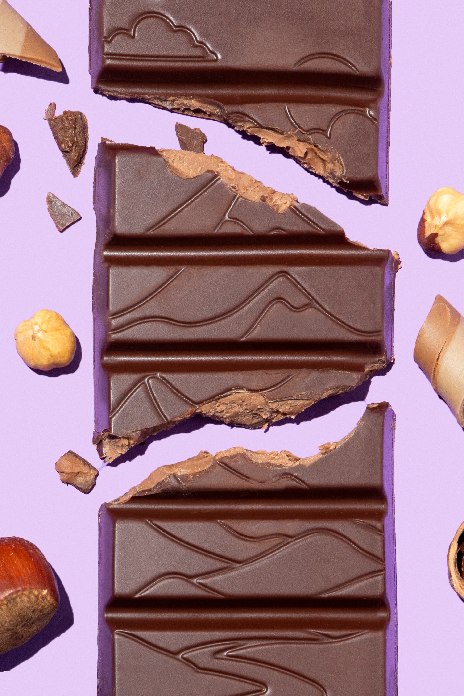 share Tafelschokolade Vegane Schokoladentafel Creamy Nougat Praliné 12x80g