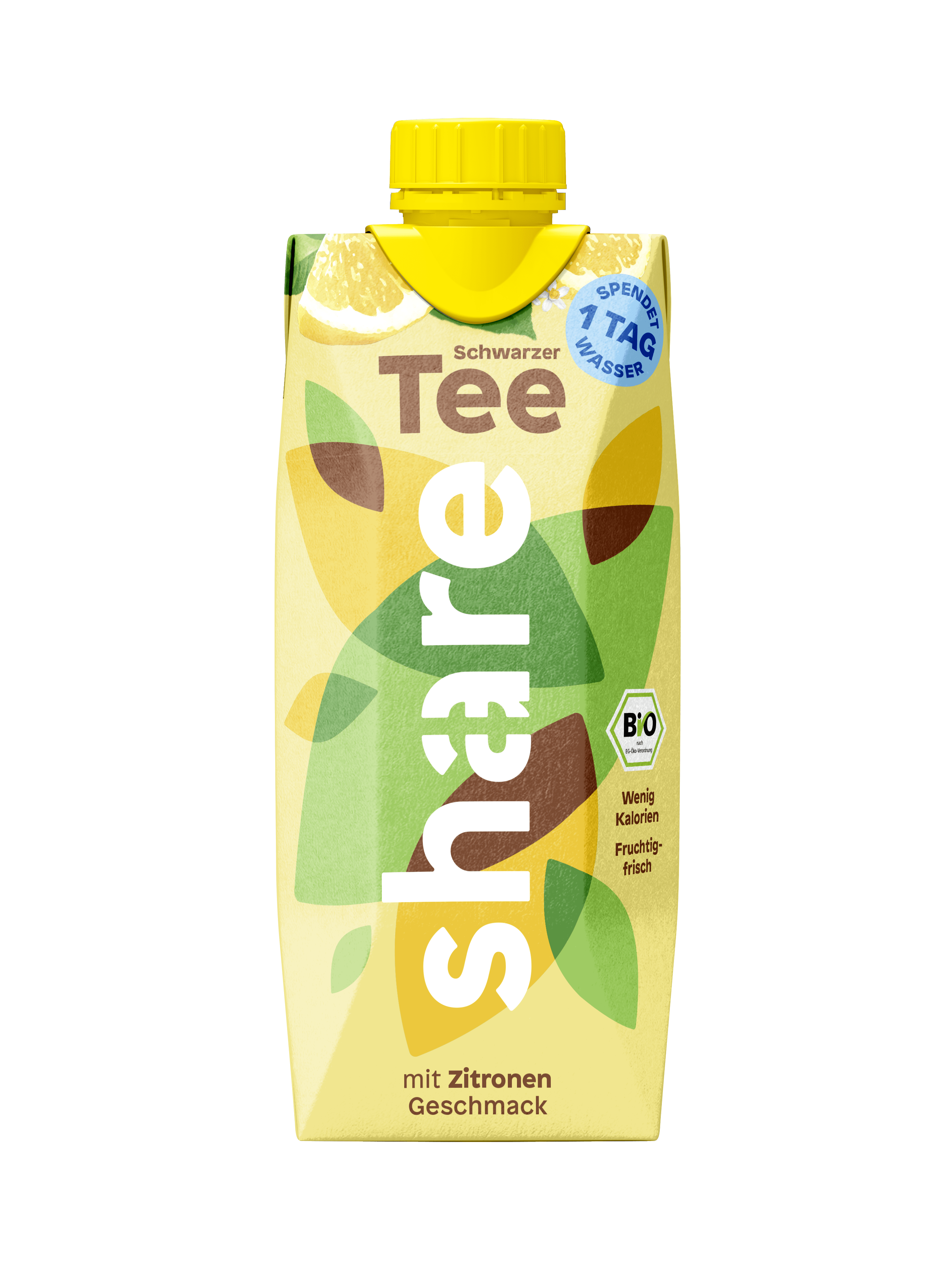 share Teegetränk Bio Teegetränk Schwarztee Zitrone 12x0,5L