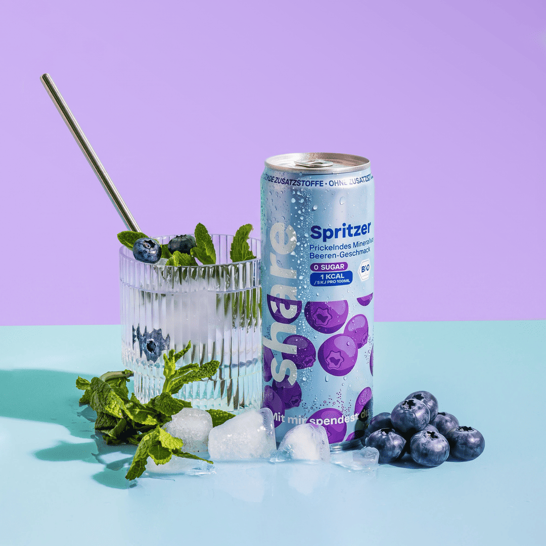 share Wasser mit Geschmack Bio Spritzer Beere 12x330ml