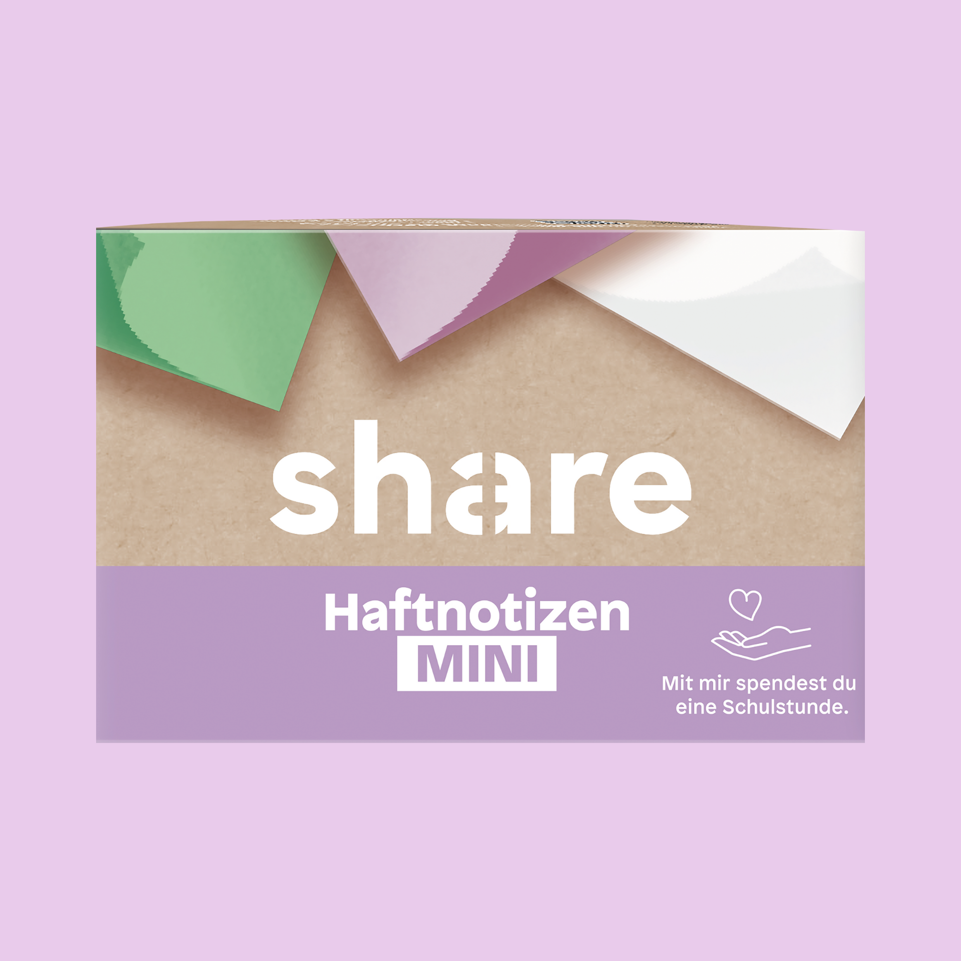 Haftnotizblock Mini 6er-Pack (100 Blatt)