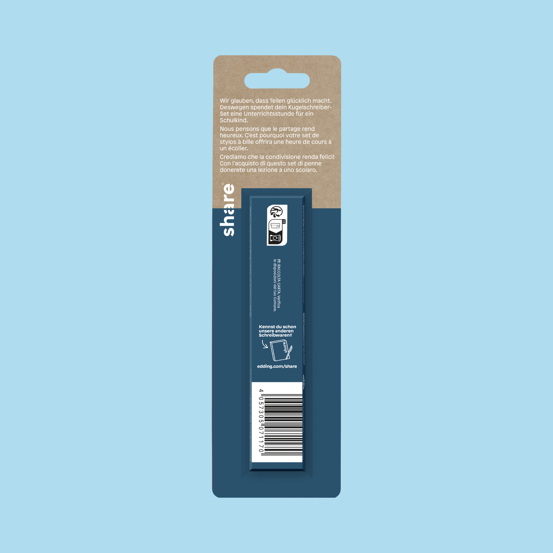 Kugelschreiber blau 2er-Pack