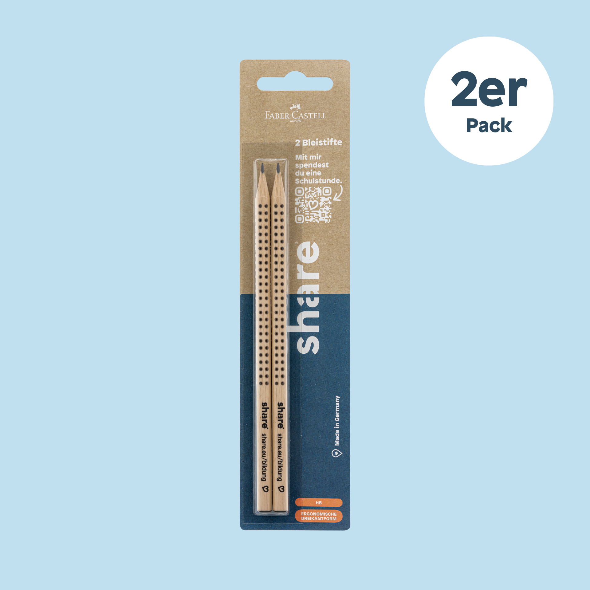 Bleistift HB 2er-Pack