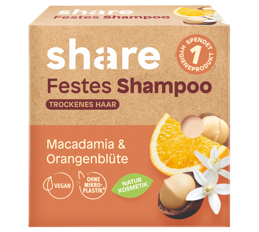 NK Festes Shampoo Macadamia & Orangenblüte