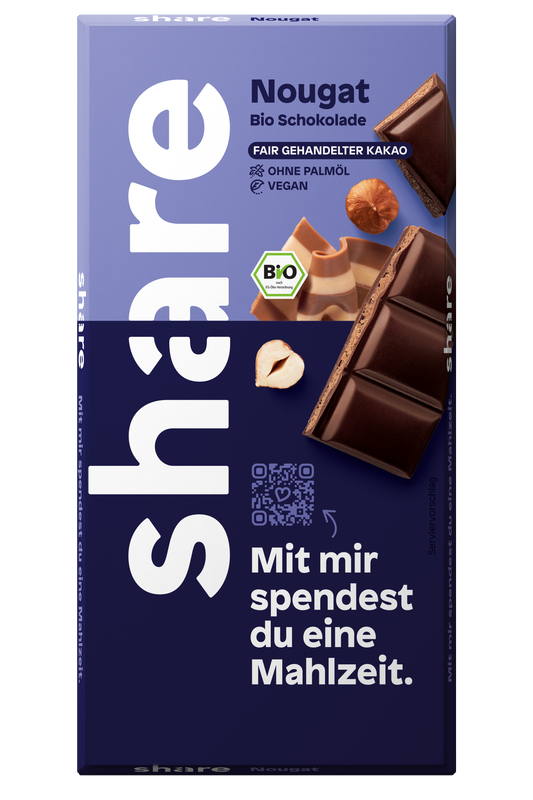 Organic Chocolate Bar Nougat