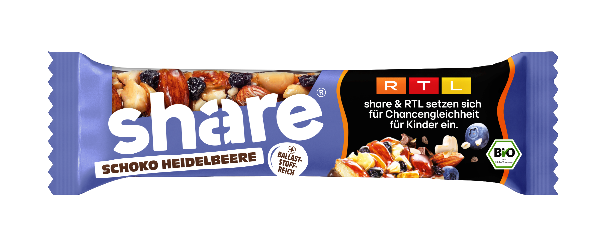 Nussriegel Schoko Heidelbeere